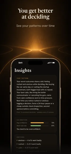 Forkseer: AI Decision Journal screenshot 3