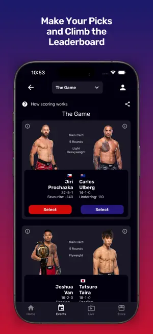 MMA Fantasy screenshot 2