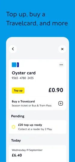 Screenshot von TfL Go: Plan, Pay, Travel auf dem iPhone 3