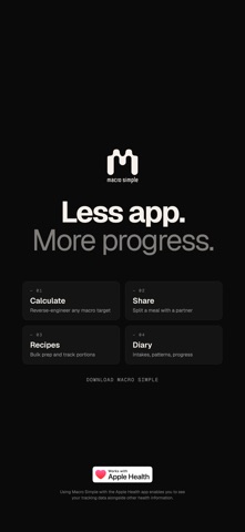 Macro Simple: Calorie Tracker Screenshot 8 of 8