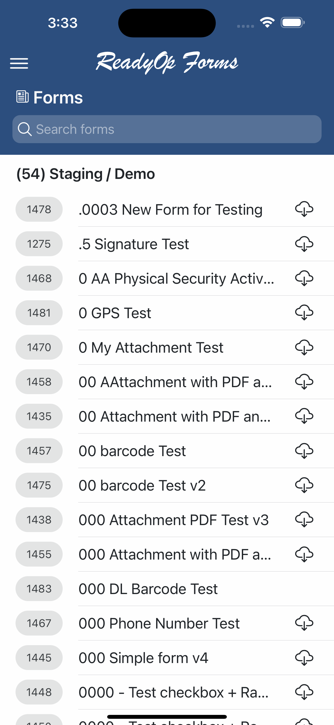 ReadyOp Forms