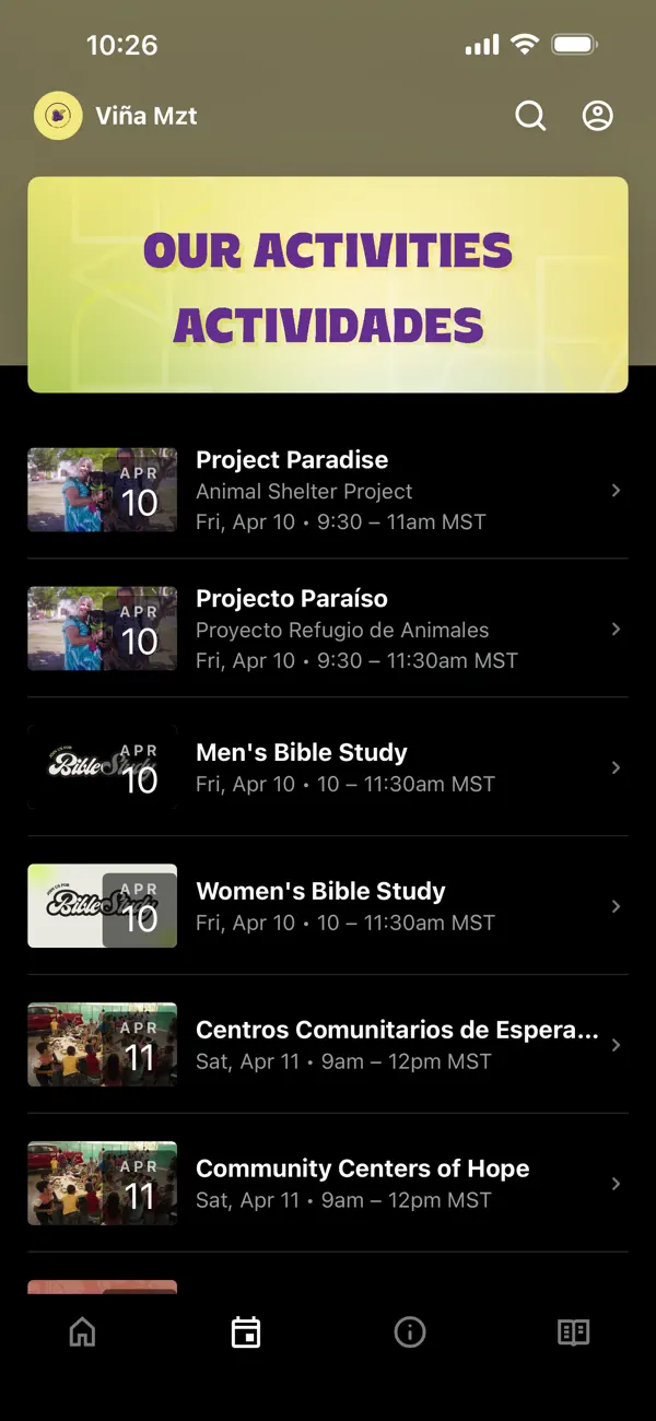Screenshot #2 pour Misiones de Compasión Viña Mzt