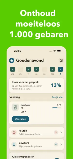 Gebarentaal leren NGT Taal les iPhone screenshot 6