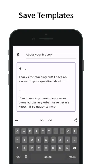 Memo: copy & share templates screenshot 2