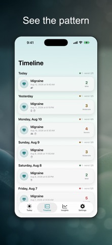 Symptom Tracker: SymptomDiary Screenshot 3 of 4