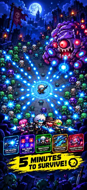 Crazy Gunner: Pixel Survivor screenshot 1