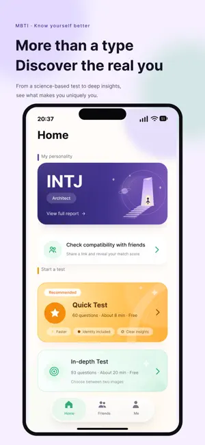 MBTI Personality Test: 16 Type screenshot 1