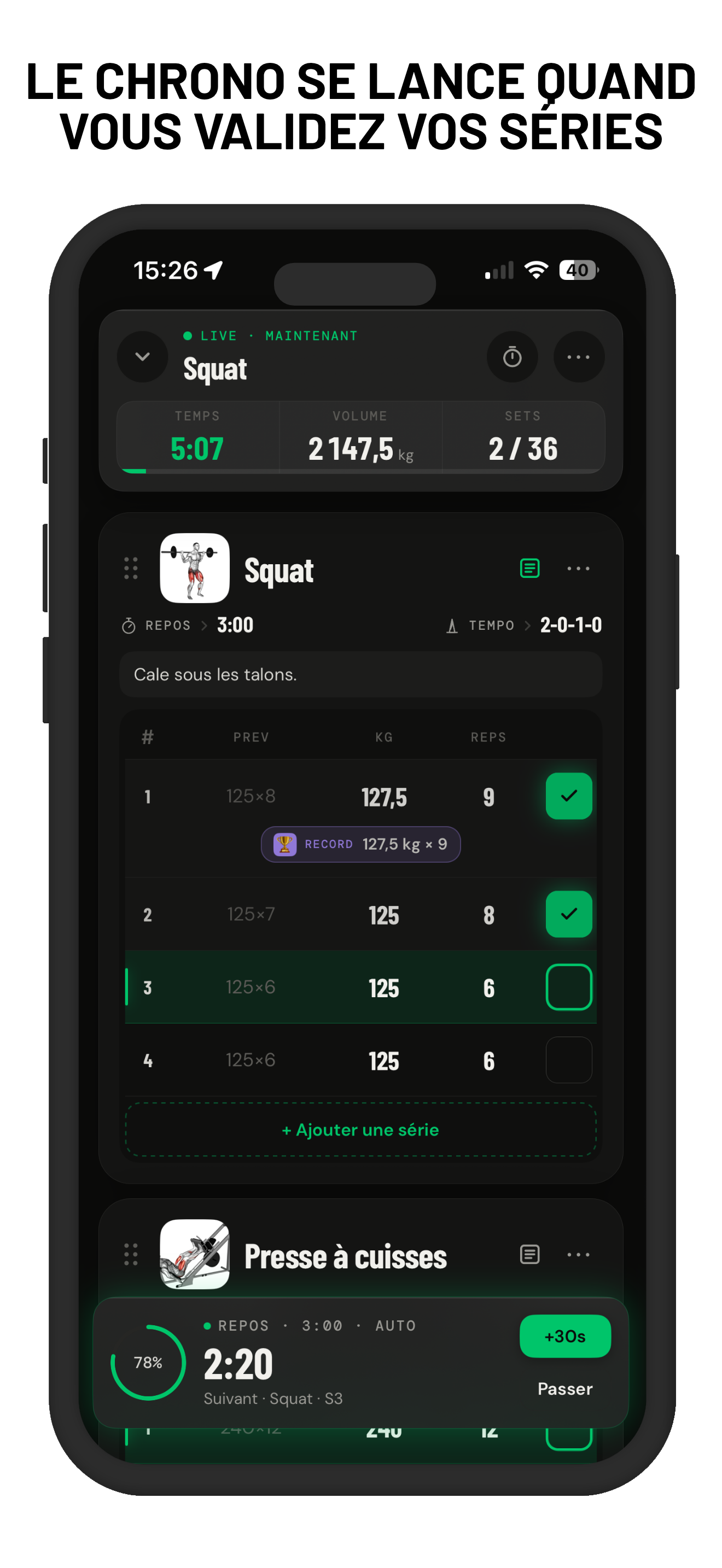 Epilog : Carnet de Musculation screenshot 3