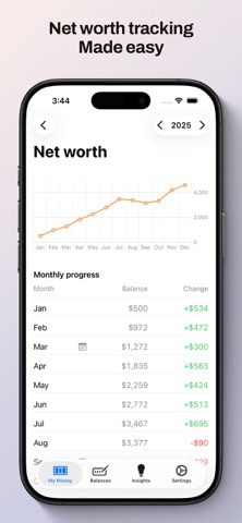 Balans – Net Worth Tracker Screenshot 5 of 7