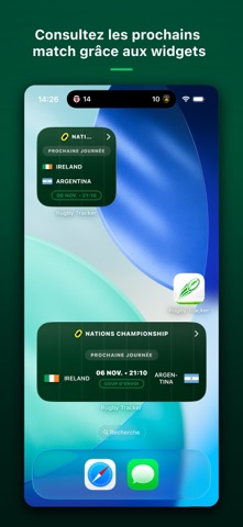 Rugby Tracker screenshot