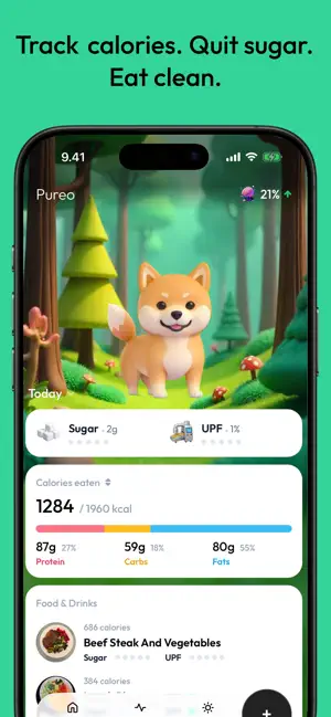 Pureo: Calorie Counter screenshot 1