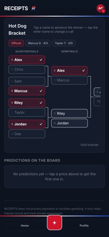 Receipts - Competition Hub Screenshot 2 of 5