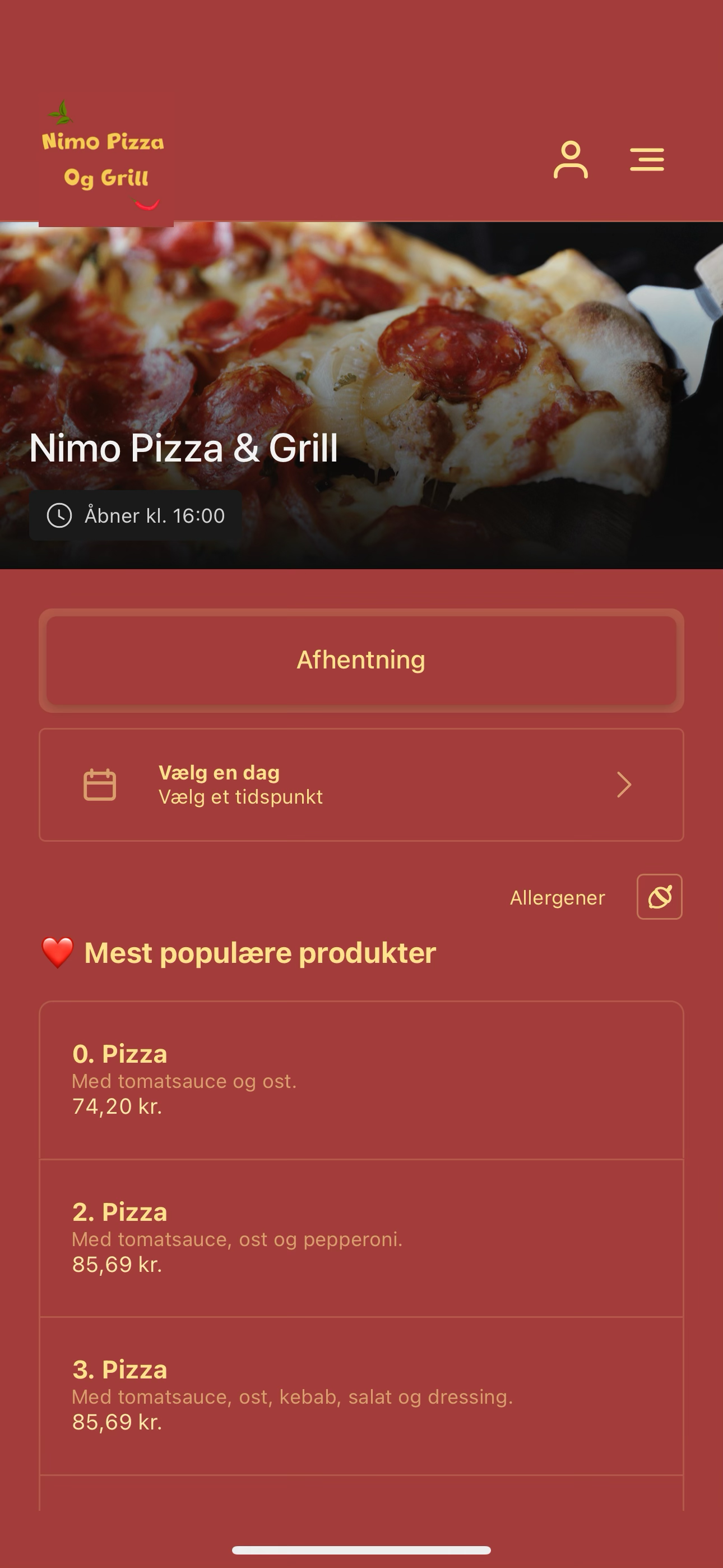 Nimo Pizza & Grill
