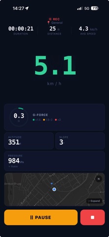 GPS Stats - Speedometer & HUD Screenshot 2 of 5