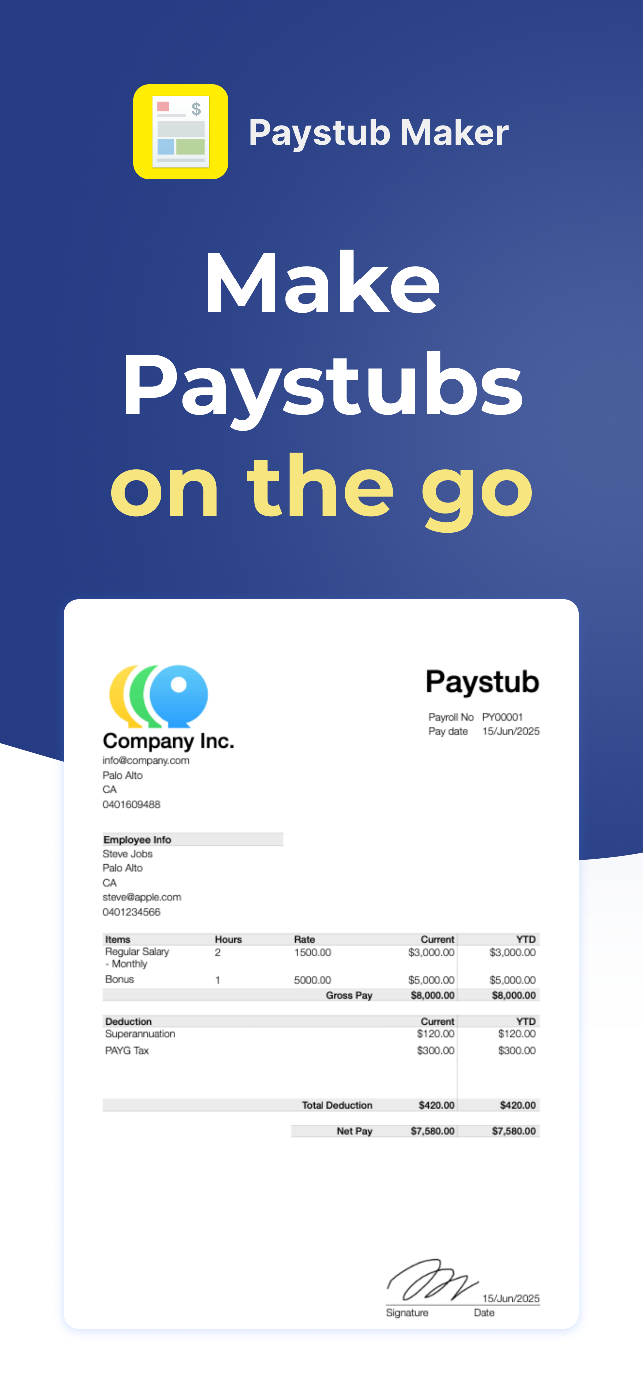 Paystub Maker