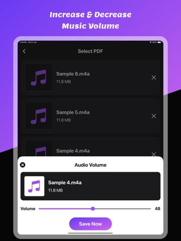 Ringtone Maker: audio extract iPad screenshot