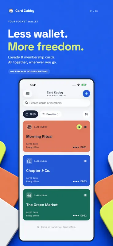 Card Cubby: Loyalty Wallet screenshot 1 of 5