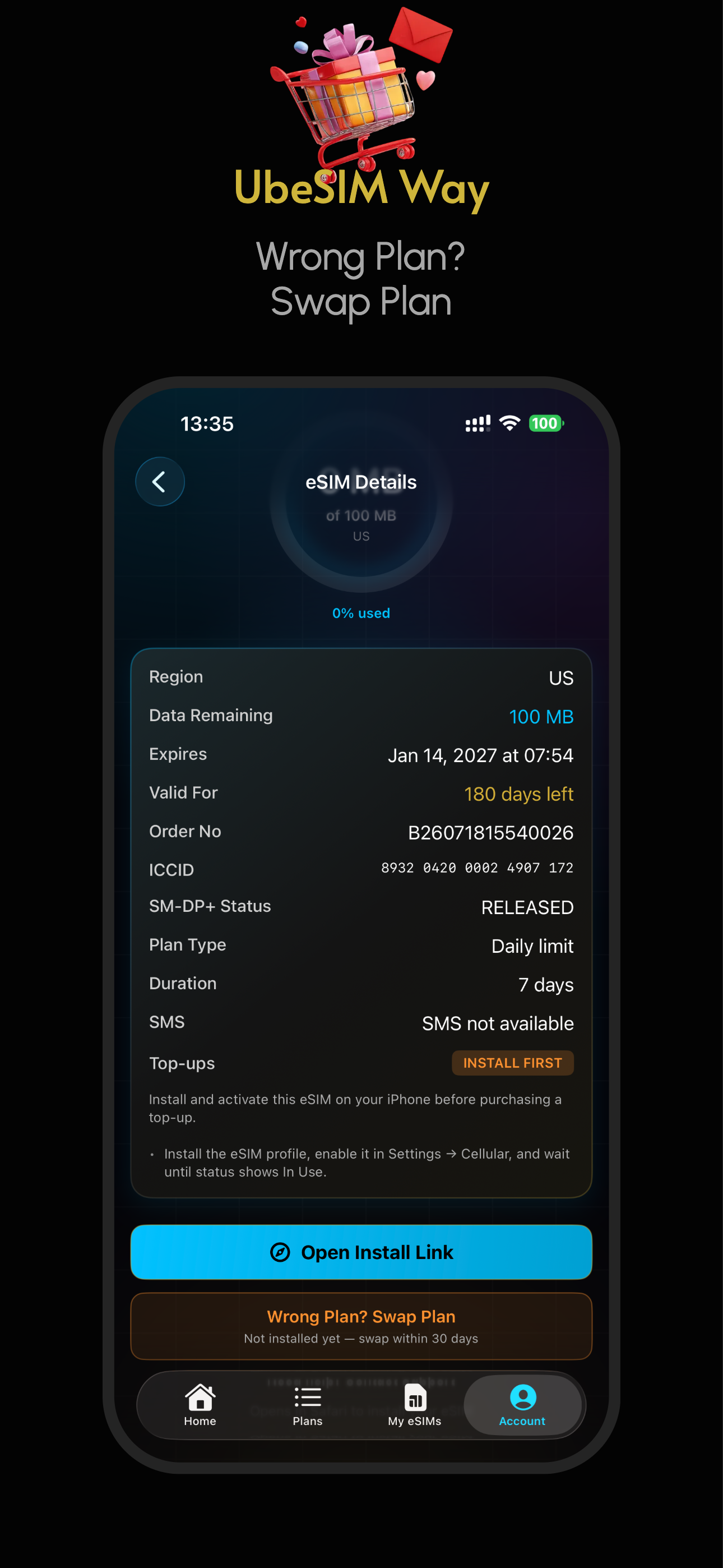 UbeSIM: eSIM for Instant Data screenshot 8