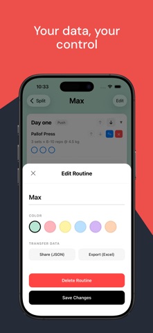 Split Workout Tracking Screenshot 7 of 8