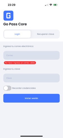 Go Pass Core screenshot