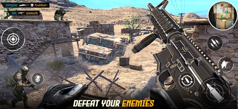 Warfronts Mobile: tiro fps screenshot 1