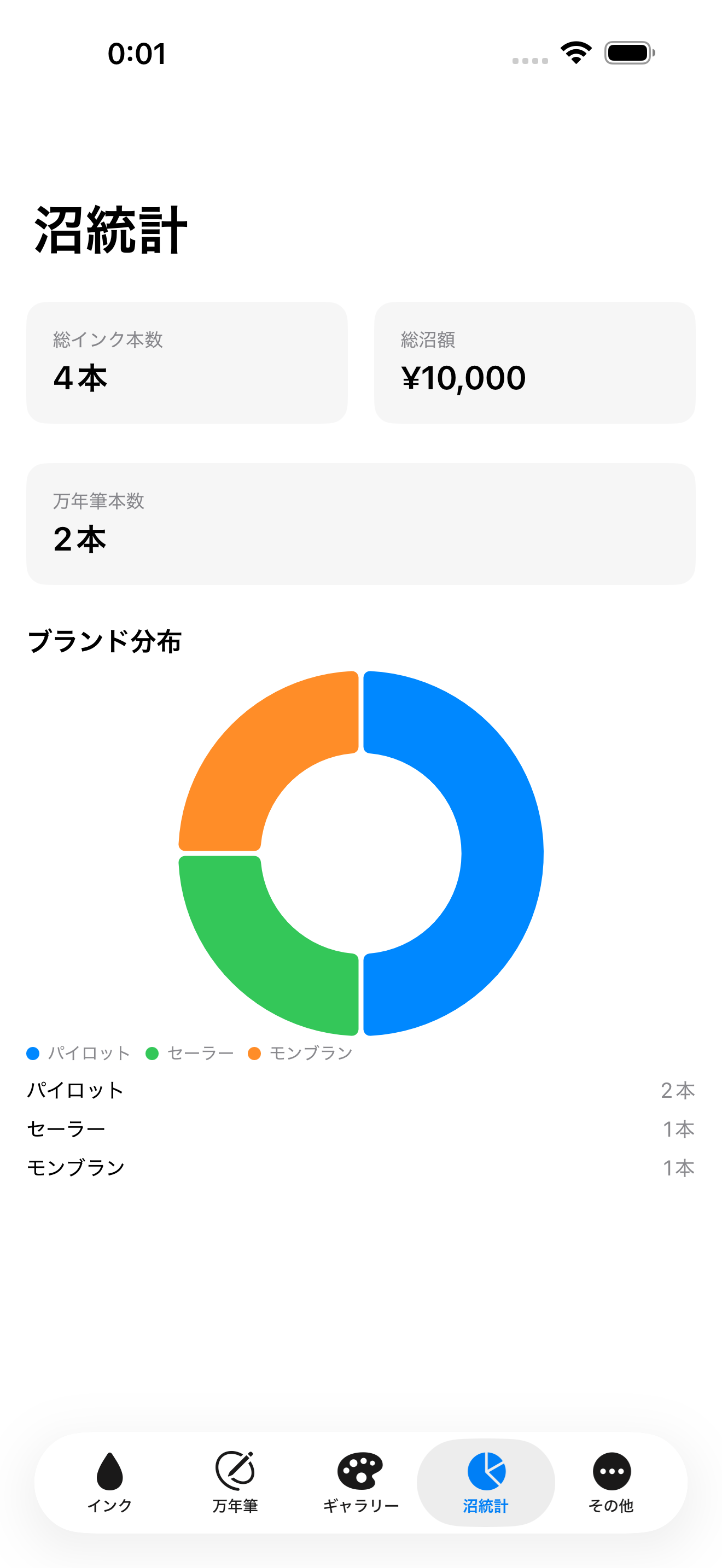 インク沼ノート - 万年筆インク台帳 screenshot 5