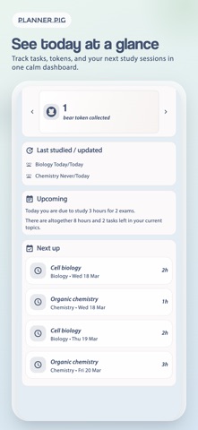 Planner Pig iPhone screenshot