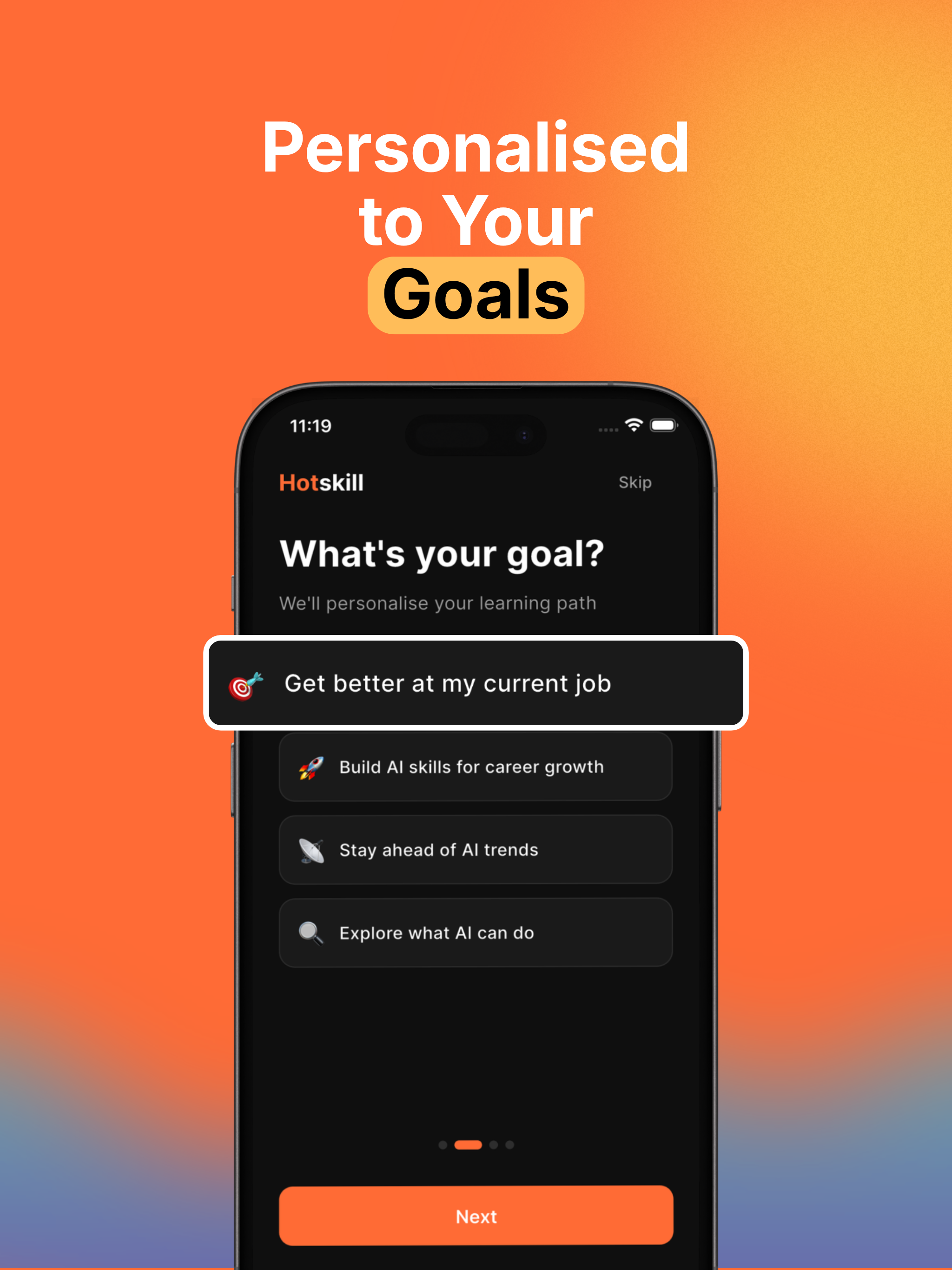 Hotskill: Daily AI Training screenshot 7
