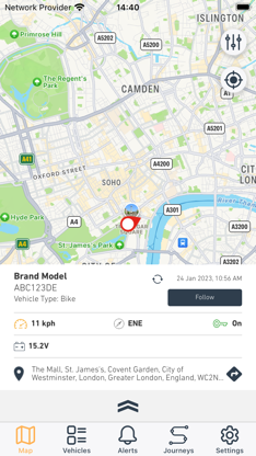 Maeving GPS Tracker 2.0 screenshot 1