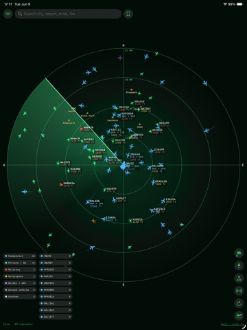 Mini Radar iPad screenshot