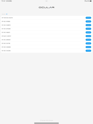 Ocular Setup iPad screenshot
