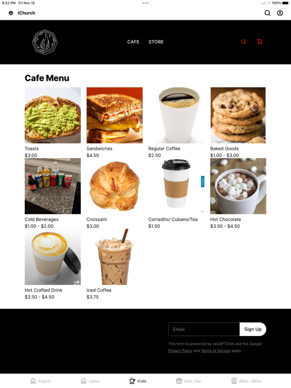 iChurchoka iPad screenshot 3 - Lifestyle app