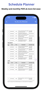 Daily Schedule Planner: Notify screenshot 5