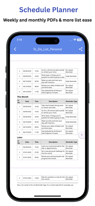 Daily Schedule Planner: Notify Screenshot 5 of 10