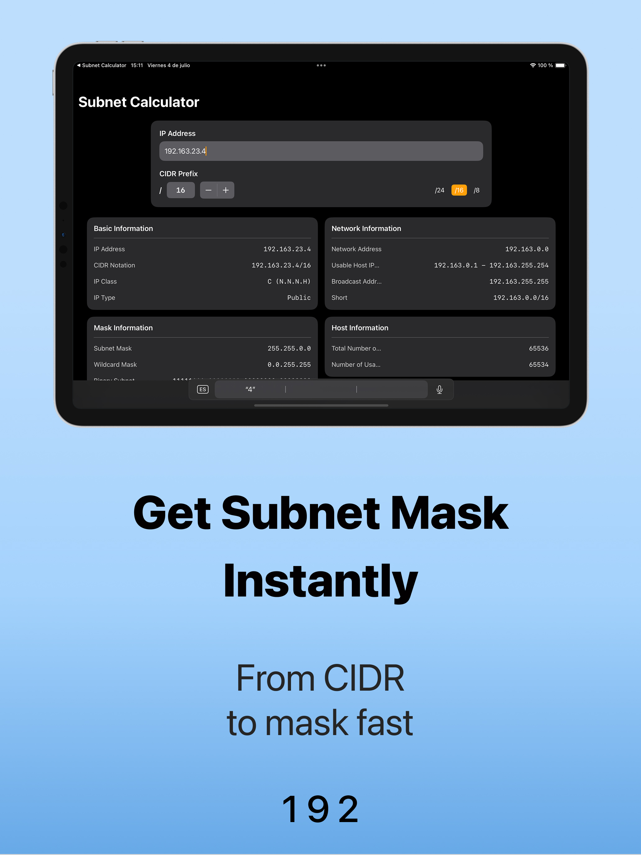 Subnet Calculator 192