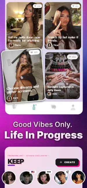 Keep - Vivid Chat iPhone screenshot 3