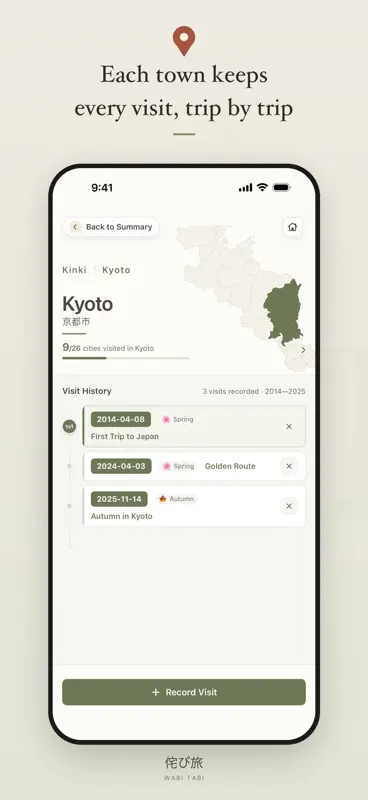 Wabi Tabi — Japan Travel Map screenshot 3 of 10