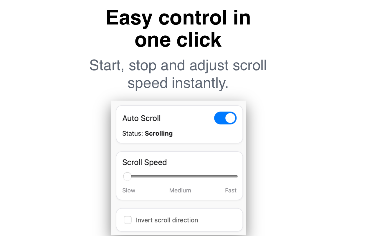 Auto Scroll for Safari