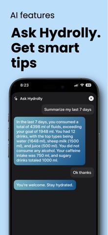Water tracker Hydrolly Screenshot 3 of 6
