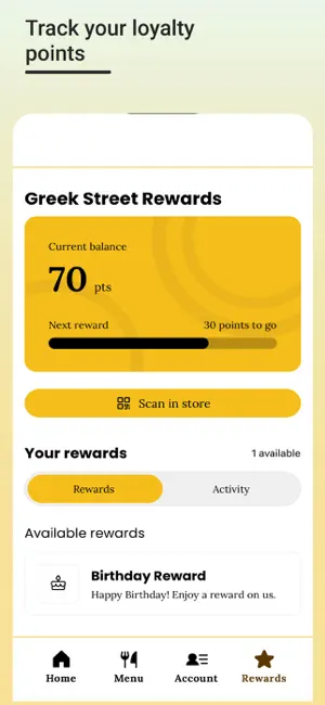 Greek Street App screenshot 3