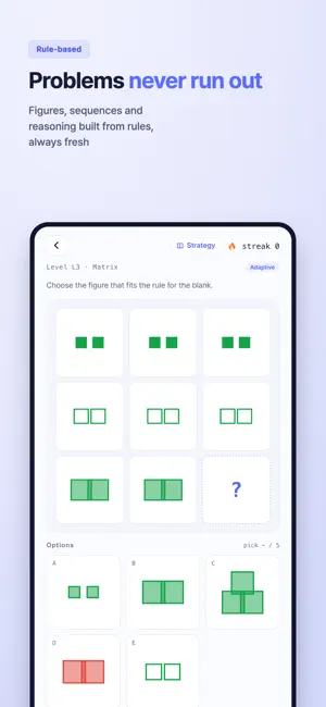 Matrix Aptitude: IQ Test screenshot 4