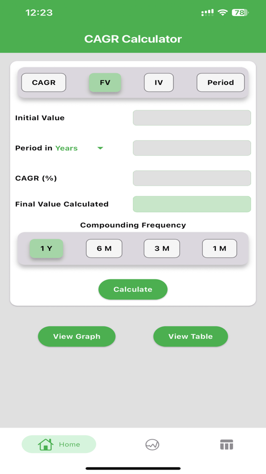 #2. CAGR Calculator - All in one (iOS) By: Sasidharan Ponnusamy