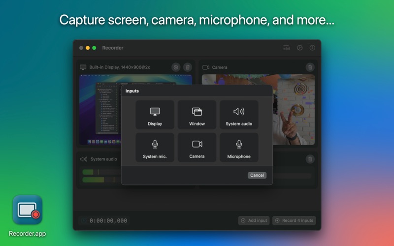 Recorder.app screenshot