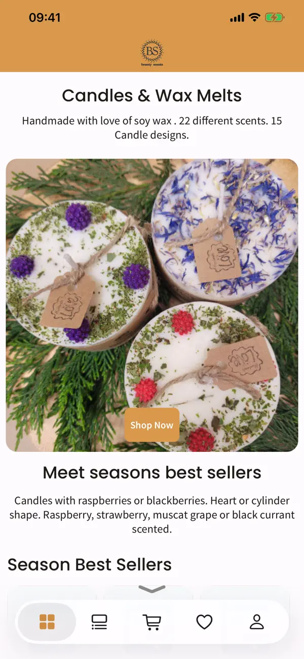 Screenshot #1 pour Beauty Scents Candles