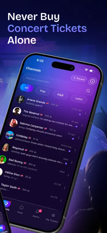 Livit: Concert Fan Community screenshot 2 of 5