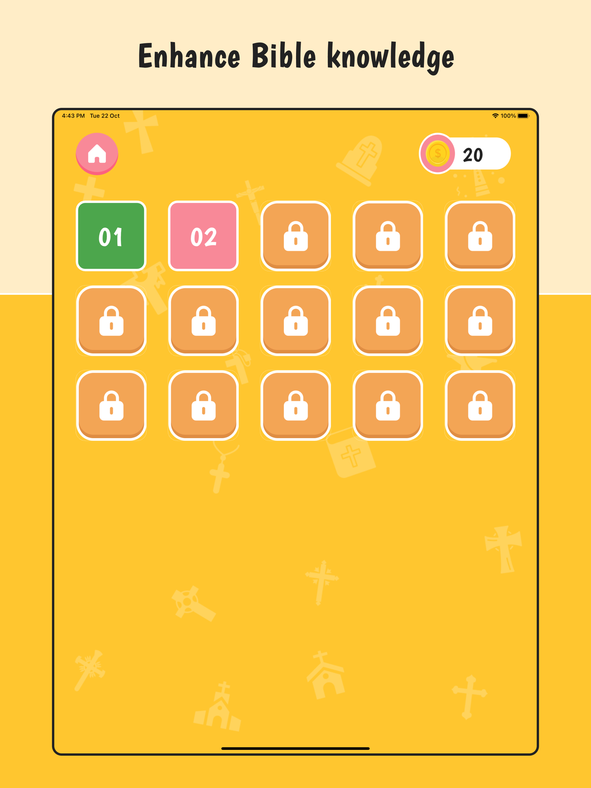 Bible Word Puzzle Trivia Game