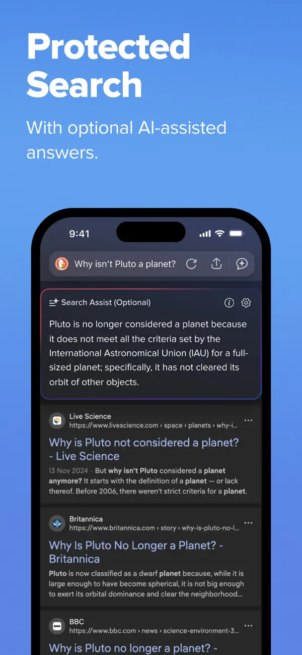 #3. DuckDuckGo, Duck.ai, & VPN (iOS) Door: DuckDuckGo, Inc.