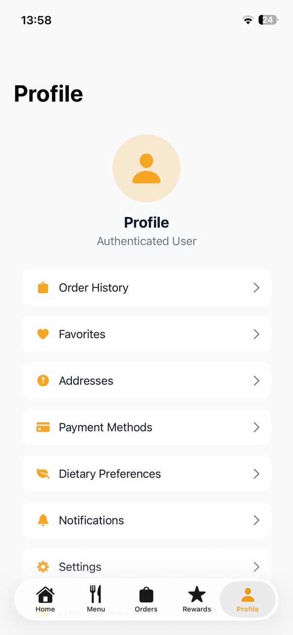 iPhone screenshot