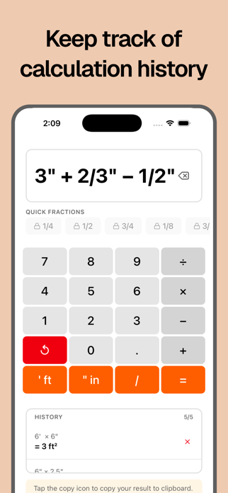 Fractions Calculator Pro Screenshot 2 of 5