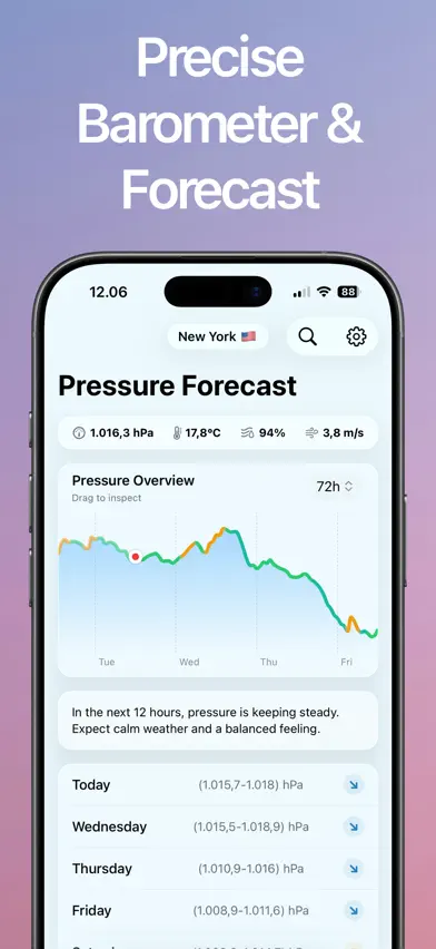 Barometric Pressure Today screenshot 2